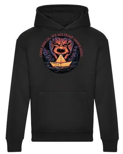 Join the Float - Movie, horror, Halloween, horror movie, clown, creepy, mystery, monster - Heavyweight Hoodie