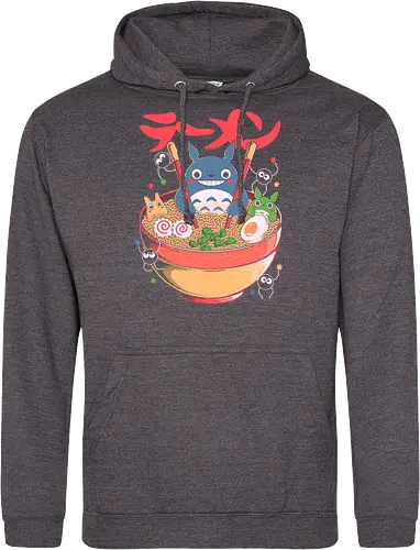 Ramen Friends - ramen, japanese, japan, anime, fantasy, cute, noodles, food, cartoon, kawaii, nostalgia, otaku, culture, oriental, creature, friends, playful, colorful, illustration, geek - Standard Hoodie