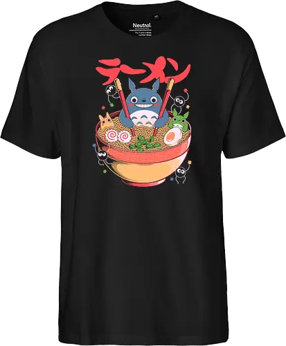 Ramen Friends - ramen, japanese, japan, anime, fantasy, cute, noodles, food, cartoon, kawaii, nostalgia, otaku, culture, oriental, creature, friends, playful, colorful, illustration, geek - Fairtrade T-Shirt
