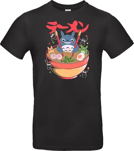 Ramen Friends - ramen, japanese, japan, anime, fantasy, cute, noodles, food, cartoon, kawaii, nostalgia, otaku, culture, oriental, creature, friends, playful, colorful, illustration, geek - Standard T-Shirt