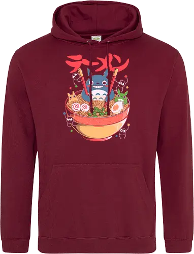 Ramen Friends - ramen, japanese, japan, anime, fantasy, cute, noodles, food, cartoon, kawaii, nostalgia, otaku, culture, oriental, creature, friends, playful, colorful, illustration, geek - Standard Hoodie