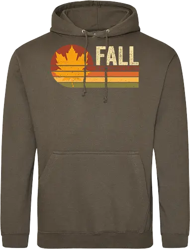 Fall vintage - autumn, nature, vintge, cozy, retro, books, fall, book, seasons, halloween, leaves - Standard Hoodie