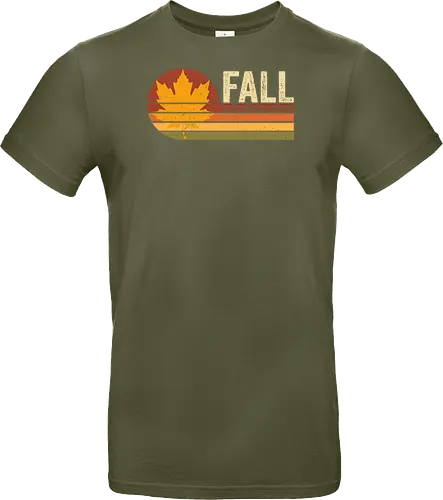 Fall vintage - autumn, nature, vintge, cozy, retro, books, fall, book, seasons, halloween, leaves - Standard T-Shirt