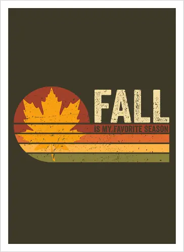 Fall vintage - autumn, nature, vintge, cozy, retro, books, fall, book, seasons, halloween, leaves - Artprint