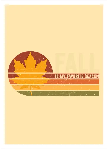 Fall vintage - autumn, nature, vintge, cozy, retro, books, fall, book, seasons, halloween, leaves - Artprint