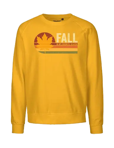 Fall vintage - autumn, nature, vintge, cozy, retro, books, fall, book, seasons, halloween, leaves - Fairtrade Sweatshirt