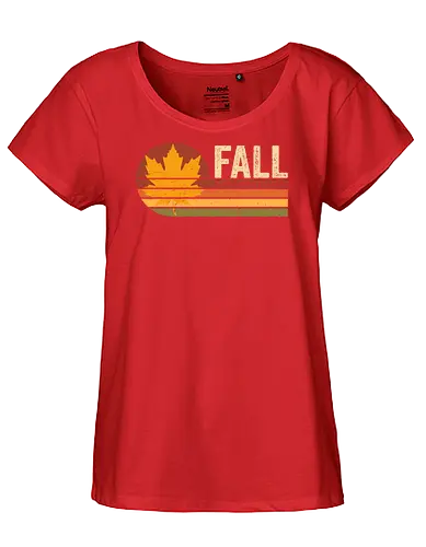 Fall vintage - autumn, nature, vintge, cozy, retro, books, fall, book, seasons, halloween, leaves - Fairtrade Girl Shirt