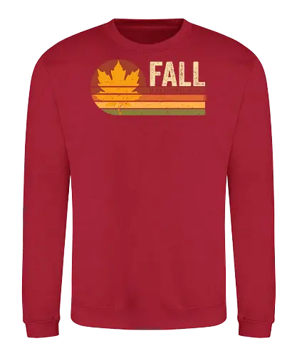 Fall vintage - autumn, nature, vintge, cozy, retro, books, fall, book, seasons, halloween, leaves - Sweatshirt