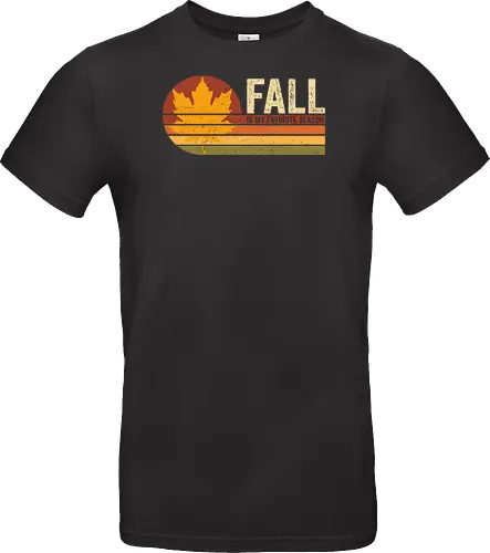 Fall vintage - autumn, nature, vintge, cozy, retro, books, fall, book, seasons, halloween, leaves - Standard T-Shirt