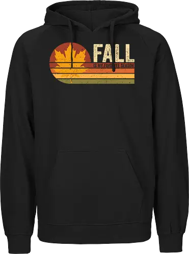 Fall vintage - autumn, nature, vintge, cozy, retro, books, fall, book, seasons, halloween, leaves - Fairtrade Hoodie