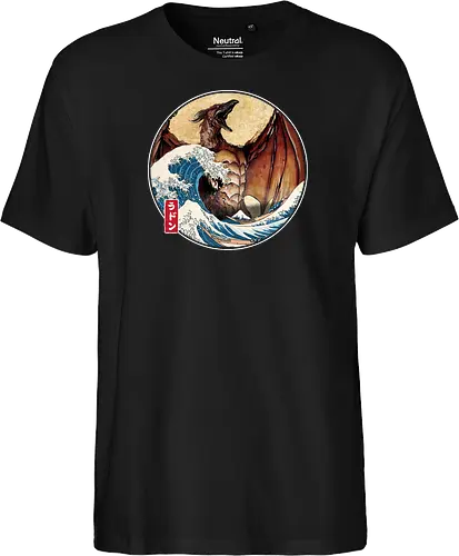 The Great Fire Pteranodon off Kanagawa - Fairtrade T-Shirt
