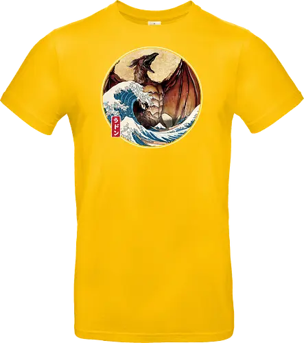 The Great Fire Pteranodon off Kanagawa - Standard T-Shirt