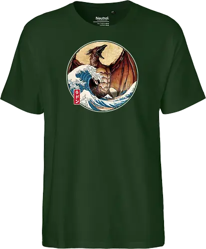 The Great Fire Pteranodon off Kanagawa - Fairtrade T-Shirt