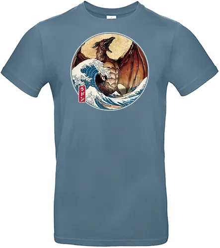 The Great Fire Pteranodon off Kanagawa - Standard T-Shirt