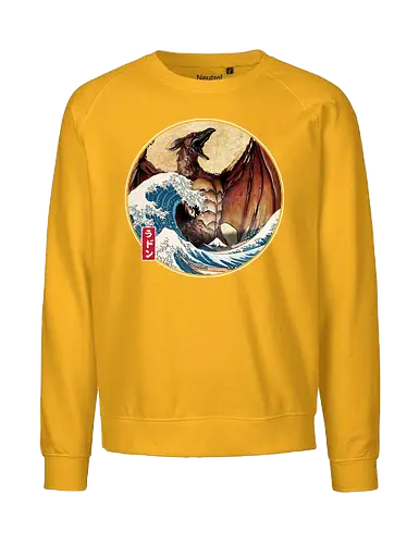 The Great Fire Pteranodon off Kanagawa - Fairtrade Sweatshirt