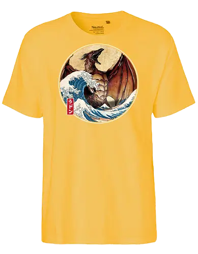 The Great Fire Pteranodon off Kanagawa - Fairtrade T-Shirt
