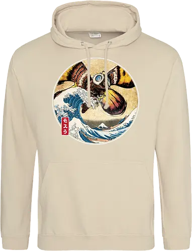 The Great Giant Moth off Kanagawa - Standard Hoodie