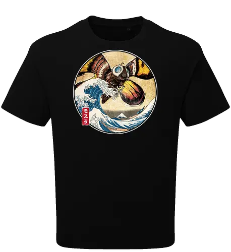 The Great Giant Moth off Kanagawa - Oversize T-Shirt