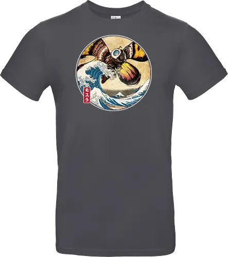 The Great Giant Moth off Kanagawa - Standard T-Shirt