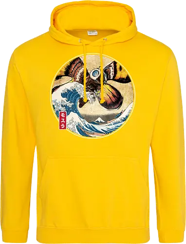 The Great Giant Moth off Kanagawa - Standard Hoodie