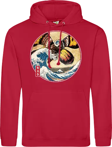 The Great Giant Moth off Kanagawa - Standard Hoodie