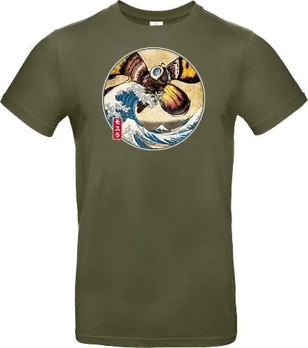 The Great Giant Moth off Kanagawa - Standard T-Shirt