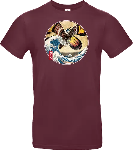 The Great Giant Moth off Kanagawa - Standard T-Shirt
