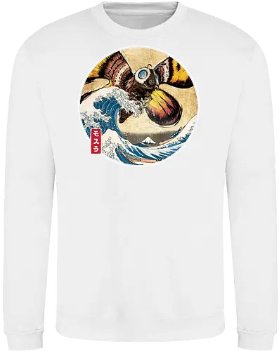 The Great Giant Moth off Kanagawa - Sweatshirt