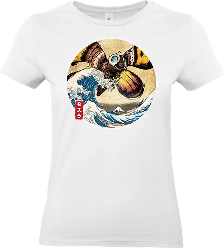 The Great Giant Moth off Kanagawa - Standard T-Shirt (Women)