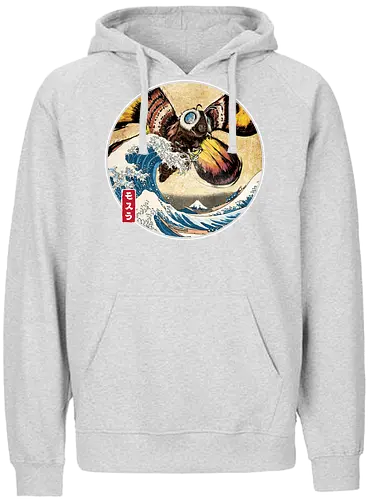 The Great Giant Moth off Kanagawa - Fairtrade Hoodie