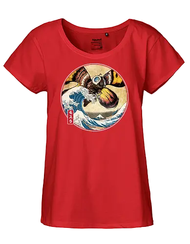 The Great Giant Moth off Kanagawa - Fairtrade Girl Shirt