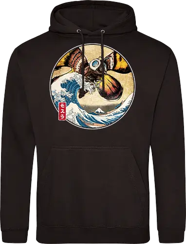 The Great Giant Moth off Kanagawa - Standard Hoodie