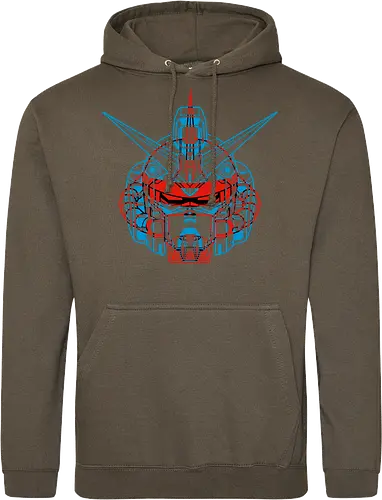 Mecha Anaglyph - Standard Hoodie