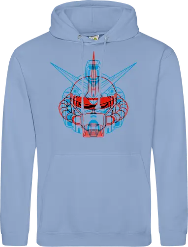 Mecha Anaglyph - Standard Hoodie