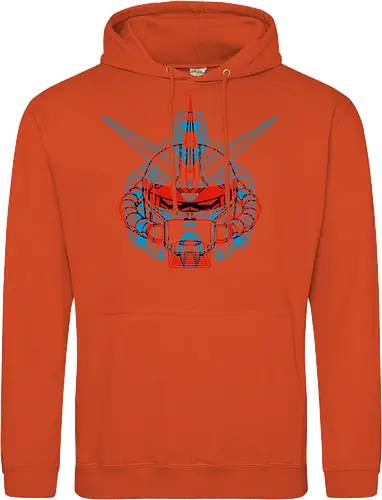 Mecha Anaglyph - Standard Hoodie