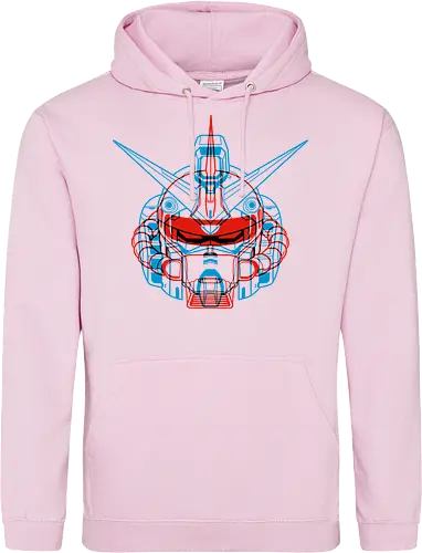 Mecha Anaglyph - Standard Hoodie
