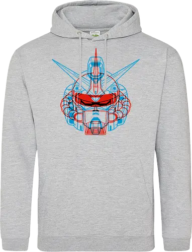Mecha Anaglyph - Standard Hoodie