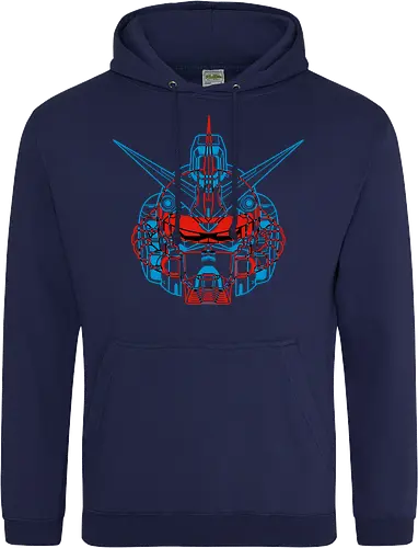 Mecha Anaglyph - Standard Hoodie