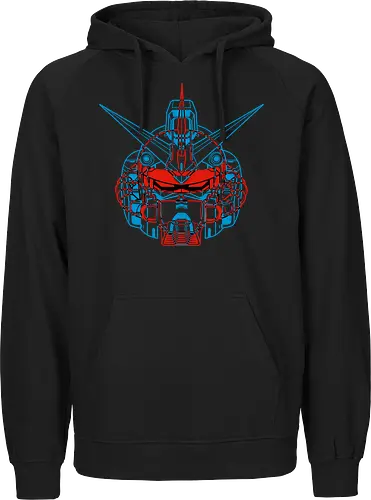 Mecha Anaglyph - Fairtrade Hoodie