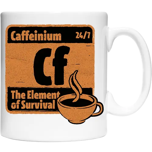 Element of Coffee - Science, Scientist, Sciencific, Science Art, Scientists, Science Humor, Chemistry, Chemistry Joke, Chemistry Humor, Biology, Coffee, Coffee Shop, Coffee Time, Coffee Cup, Coffee Addict, Science Joke, Funny Science, Retro Science, Sarcastic Science, Vintage Science, Funny Science Quote, Periodic Table, Periodic Table Joke, Periodic Table Parody, Stem, Humor, Joke, Fun, Funny, Sarcasm, Sarcastic, Irony, Ironic, Research, Physics - Cup