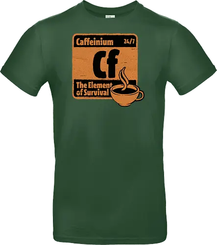 Element of Coffee - Science, Scientist, Sciencific, Science Art, Scientists, Science Humor, Chemistry, Chemistry Joke, Chemistry Humor, Biology, Coffee, Coffee Shop, Coffee Time, Coffee Cup, Coffee Addict, Science Joke, Funny Science, Retro Science, Sarcastic Science, Vintage Science, Funny Science Quote, Periodic Table, Periodic Table Joke, Periodic Table Parody, Stem, Humor, Joke, Fun, Funny, Sarcasm, Sarcastic, Irony, Ironic, Research, Physics - Standard T-Shirt