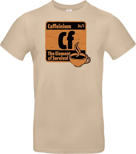 Element of Coffee - Science, Scientist, Sciencific, Science Art, Scientists, Science Humor, Chemistry, Chemistry Joke, Chemistry Humor, Biology, Coffee, Coffee Shop, Coffee Time, Coffee Cup, Coffee Addict, Science Joke, Funny Science, Retro Science, Sarcastic Science, Vintage Science, Funny Science Quote, Periodic Table, Periodic Table Joke, Periodic Table Parody, Stem, Humor, Joke, Fun, Funny, Sarcasm, Sarcastic, Irony, Ironic, Research, Physics - Standard T-Shirt