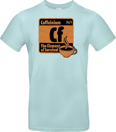 Element of Coffee - Science, Scientist, Sciencific, Science Art, Scientists, Science Humor, Chemistry, Chemistry Joke, Chemistry Humor, Biology, Coffee, Coffee Shop, Coffee Time, Coffee Cup, Coffee Addict, Science Joke, Funny Science, Retro Science, Sarcastic Science, Vintage Science, Funny Science Quote, Periodic Table, Periodic Table Joke, Periodic Table Parody, Stem, Humor, Joke, Fun, Funny, Sarcasm, Sarcastic, Irony, Ironic, Research, Physics - Standard T-Shirt