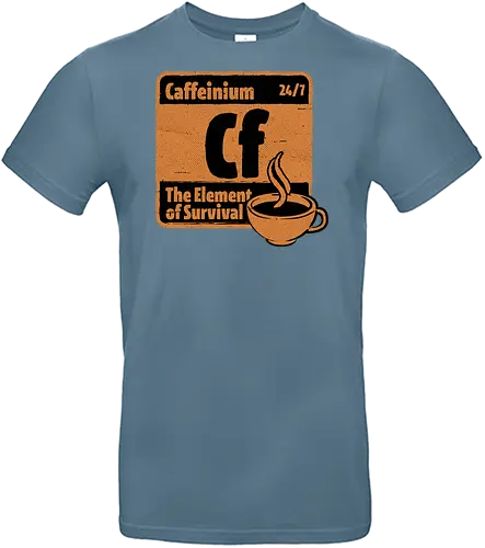 Element of Coffee - Science, Scientist, Sciencific, Science Art, Scientists, Science Humor, Chemistry, Chemistry Joke, Chemistry Humor, Biology, Coffee, Coffee Shop, Coffee Time, Coffee Cup, Coffee Addict, Science Joke, Funny Science, Retro Science, Sarcastic Science, Vintage Science, Funny Science Quote, Periodic Table, Periodic Table Joke, Periodic Table Parody, Stem, Humor, Joke, Fun, Funny, Sarcasm, Sarcastic, Irony, Ironic, Research, Physics - Standard T-Shirt
