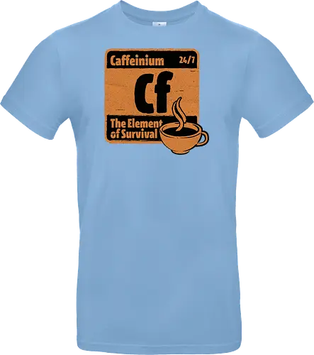 Element of Coffee - Science, Scientist, Sciencific, Science Art, Scientists, Science Humor, Chemistry, Chemistry Joke, Chemistry Humor, Biology, Coffee, Coffee Shop, Coffee Time, Coffee Cup, Coffee Addict, Science Joke, Funny Science, Retro Science, Sarcastic Science, Vintage Science, Funny Science Quote, Periodic Table, Periodic Table Joke, Periodic Table Parody, Stem, Humor, Joke, Fun, Funny, Sarcasm, Sarcastic, Irony, Ironic, Research, Physics - Standard T-Shirt