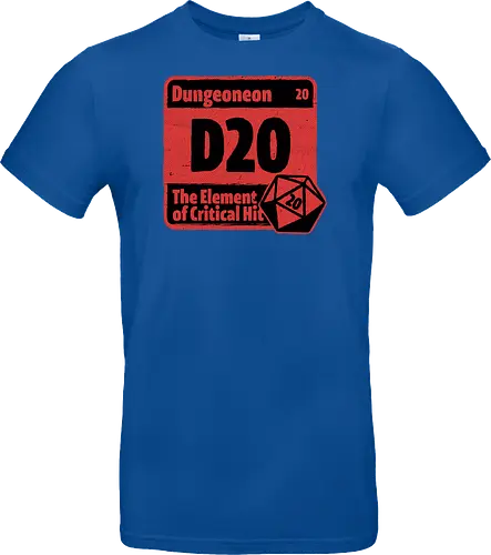 Element of Dungeon RPG - Critical Success, Science, Scientist, Sciencific, Science Art, Scientists, Science Humor, Science Joke, Funny Science, Retro Science, Sarcastic Science, Vintage Science, Funny Science Quote, Periodic Table, Periodic Table Joke, Periodic Table Parody, Stem, Humor, Joke, Fun, Funny, Sarcasm, Sarcastic, Irony, Ironic, Research, Physics, Chemistry, Chemistry Joke, Chemistry Humor, Biology, Dungeon Master, Dungeon, Dice, D20, Critical Hit, Critical, Critical Fail, Critical Role - Standard T-Shirt