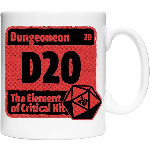 Element of Dungeon RPG - Critical Success, Science, Scientist, Sciencific, Science Art, Scientists, Science Humor, Science Joke, Funny Science, Retro Science, Sarcastic Science, Vintage Science, Funny Science Quote, Periodic Table, Periodic Table Joke, Periodic Table Parody, Stem, Humor, Joke, Fun, Funny, Sarcasm, Sarcastic, Irony, Ironic, Research, Physics, Chemistry, Chemistry Joke, Chemistry Humor, Biology, Dungeon Master, Dungeon, Dice, D20, Critical Hit, Critical, Critical Fail, Critical Role - Cup
