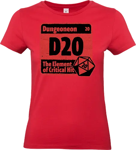 Element of Dungeon RPG - Critical Success, Science, Scientist, Sciencific, Science Art, Scientists, Science Humor, Science Joke, Funny Science, Retro Science, Sarcastic Science, Vintage Science, Funny Science Quote, Periodic Table, Periodic Table Joke, Periodic Table Parody, Stem, Humor, Joke, Fun, Funny, Sarcasm, Sarcastic, Irony, Ironic, Research, Physics, Chemistry, Chemistry Joke, Chemistry Humor, Biology, Dungeon Master, Dungeon, Dice, D20, Critical Hit, Critical, Critical Fail, Critical Role - Standard T-Shirt (Women)
