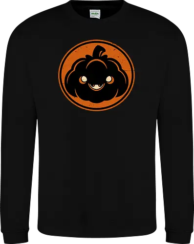 Halloween Spooky Pumpkin - Halloween, Halloween Design, Halloween Art, Halloween Aesthetic, Halloween Pumpkin, Halloween Vibes, Spooky, Spooky Season, Creepy, Scary, Scary Art, Pumpkins, Pumpkin, Dark, Horror, Horror Stories, Fright, Autumn, Autumn Leaves, Autumn Vibes, Autumn Season, Pumpkin Season, Cute, Smile, Smiling - Sweatshirt