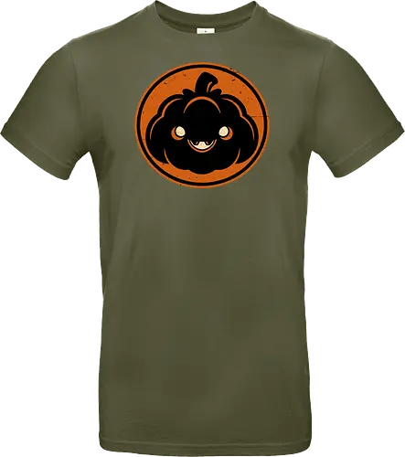 Halloween Spooky Pumpkin - Halloween, Halloween Design, Halloween Art, Halloween Aesthetic, Halloween Pumpkin, Halloween Vibes, Spooky, Spooky Season, Creepy, Scary, Scary Art, Pumpkins, Pumpkin, Dark, Horror, Horror Stories, Fright, Autumn, Autumn Leaves, Autumn Vibes, Autumn Season, Pumpkin Season, Cute, Smile, Smiling - Standard T-Shirt